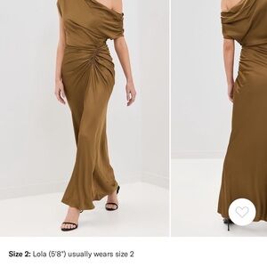 A.L.C. Penny Dress color Mocha